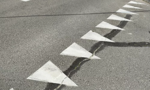 Informacja o wykonaniu oznakowania poziomego na drogach gminnych